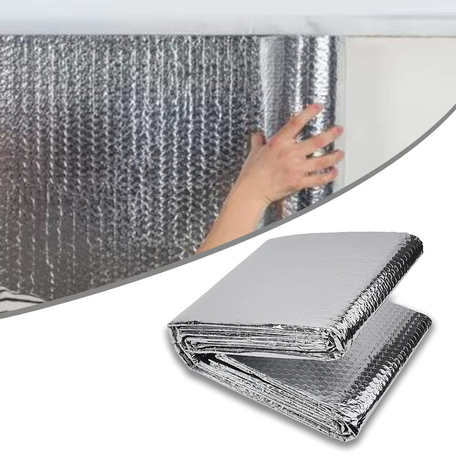 Reflektierende Aluminium-Isolierfolie als selbstklebender Wandaufkleber, doppelseitig, Farbe: Silber, Breite: 60 cm, Länge: 5 m - Bild 3