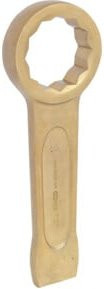 KS Tools BRONZEplus Schlag-Ringschlüssel aus Aluminium-Bronze in Gold, 55 mm - Bild 1