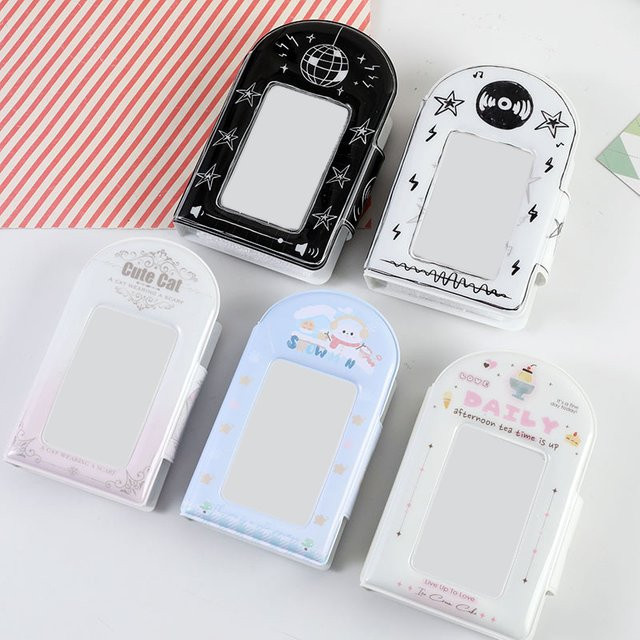 SHNGki Fotoalbum für 3 Zoll Fotokarten mit 32 Fächern in Multicolour - Bild 1