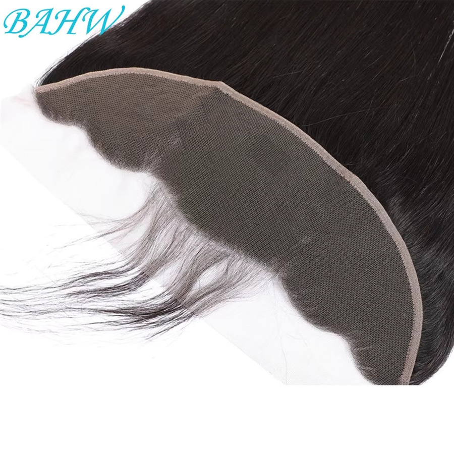 BAHW Lace Frontal Glattes Echthaar, 13x4, Brasilianisches Jungfrauenhaar, Damen - Bild 3
