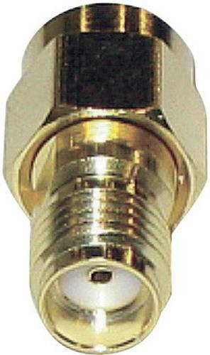 BKL Electronic SMA-Reverse-Adapter mit SMA-Reverse-Stecker und SMA-Buchse in Gold - Bild 1