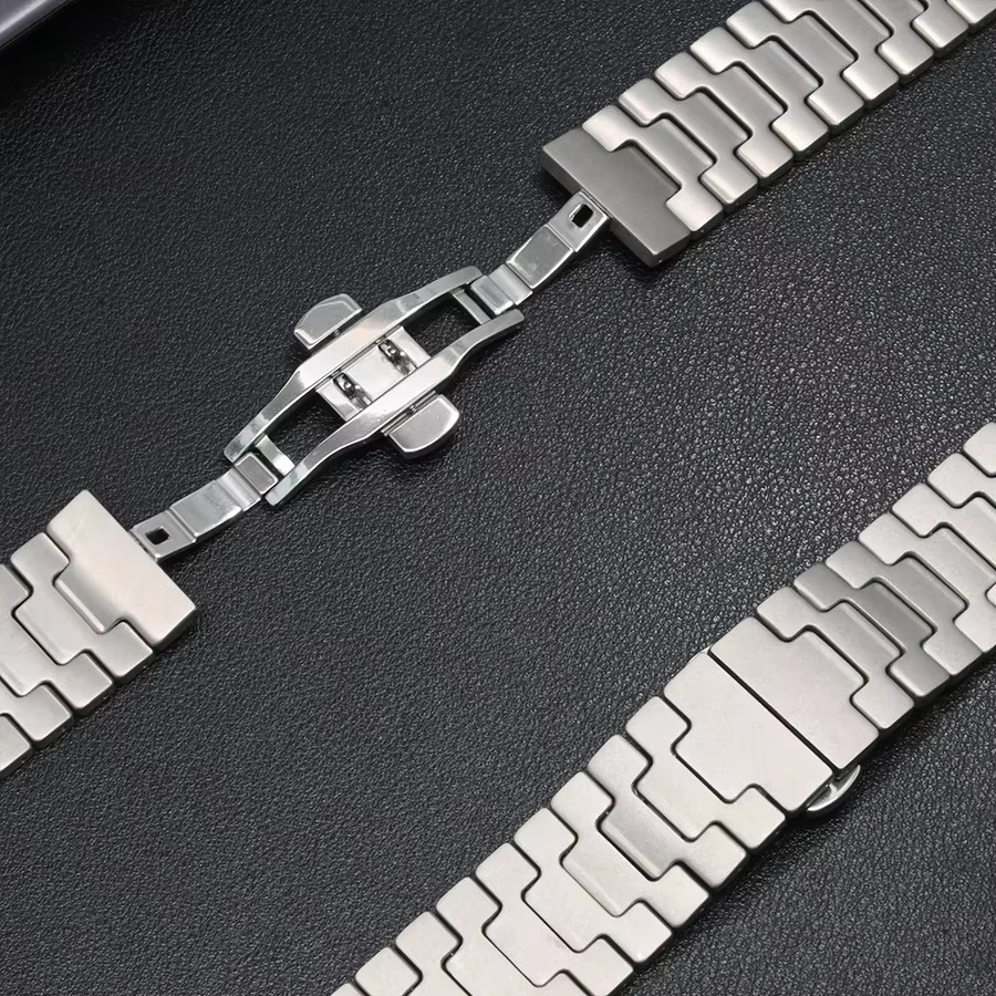 Xiaomi Uhrenarmband Edelstahl, 22 mm, Silber, Unisex - Bild 3