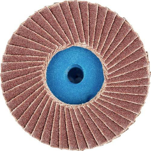 PFERD COMBIDISC Mini-POLIFAN Fächerschleifscheibe Durchmesser 50 mm Körnung 120 Braun - Bild 1