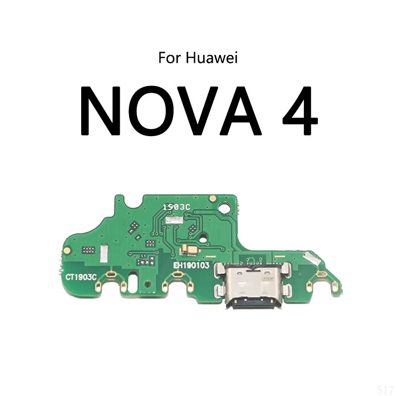 Huawei USB-C Ladeplatine Flexkabel Ersatzmodul für Nova 4 4e und P30 Lite in Grün - Bild 1