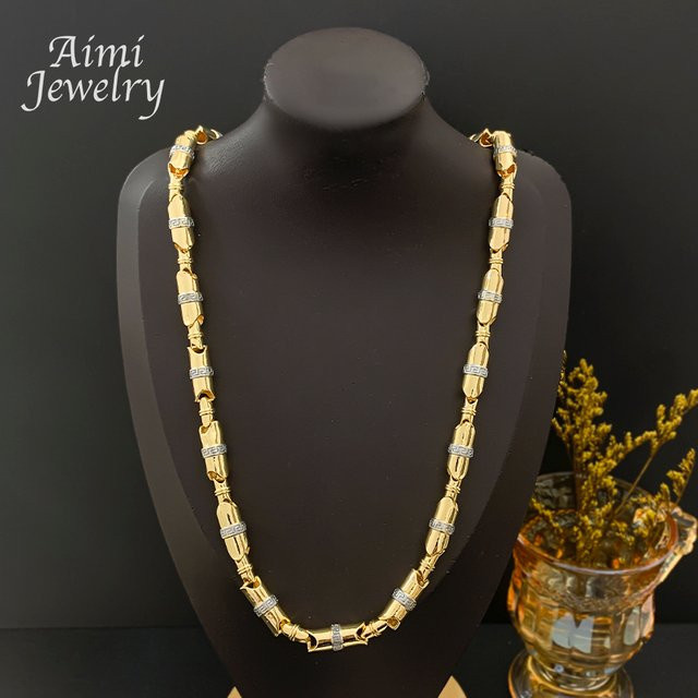 HIPUNK Halskette, 18 Karat vergoldet, Gold, Herren, 60,96 cm - Bild 1