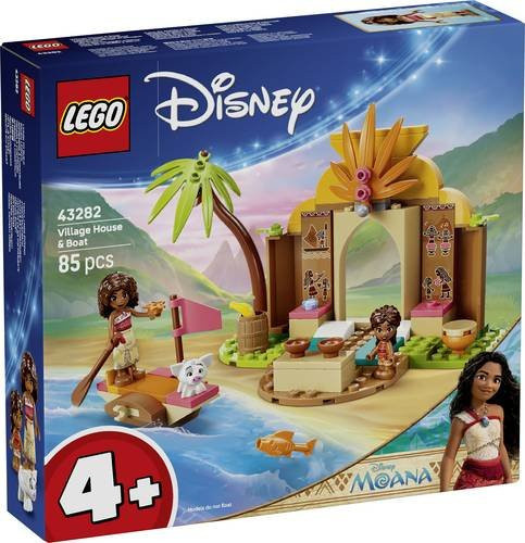 LEGO Disney Vaiana Vaianas Hütte und Boot Bauspielzeug ab 4 Jahren - Bild 1
