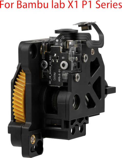 Bambu Lab X1 P1 Extruder-Einheit mit gehärtetem Stahlgetriebe in Schwarz für P1S und P1P Serie - Bild 1