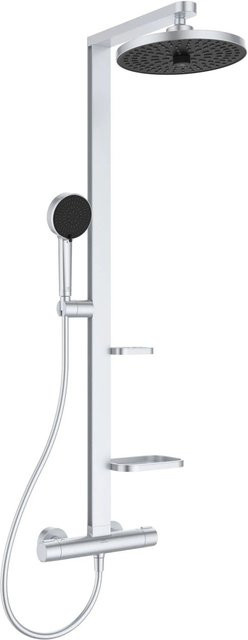 Ideal Standard Brausegarnitur mit Thermostat, Regenbrause und Handbrause in Silver - Bild 1