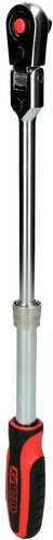 KS Tools SlimPOWER Teleskop-Gelenk-Umschaltknarre 3/8 Zoll, 72 Zahn, Chrom Vanadium, Silber - Bild 1