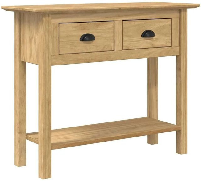 vidaXL Konsolentisch BODO in Honigbraun aus Holzwerkstoff, B/T/H: 91 x 34,7 x 74 cm - Bild 1