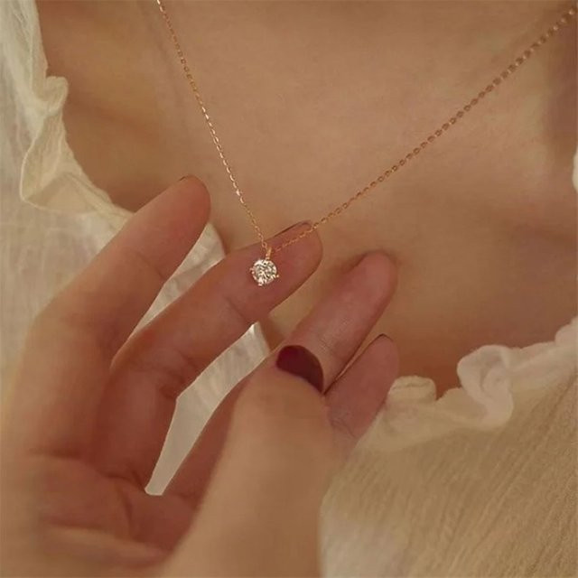 Somilia Halskette Anhänger, 925 Silber, Diamant, Damen - Bild 1