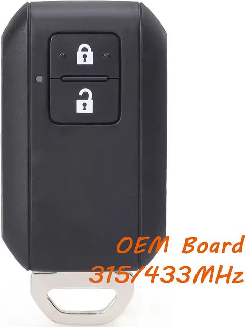 KEYECU Original-Fernschlüsselanhänger für Suzuki Ertiga Vitara Wagon R SWIFT in Schwarz, OEM 37172M55R40, 315 MHz 433 MHz Keyless Smart Card ID47 - Bild 1