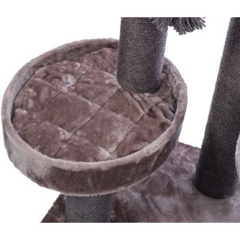 Trixie Kratzbaum XXL Andres für erwachsene Katzen in Braun und Grau mit Höhle, Hängematte und Sisal-Elementen - Bild 2
