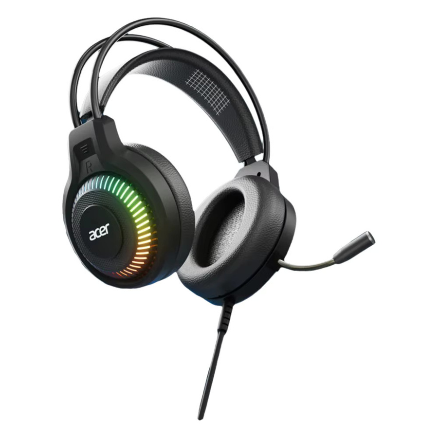 Acer RGB Gaming Kopfhörer mit Mikrofon und geringer Latenz in Schwarz - Bild 5