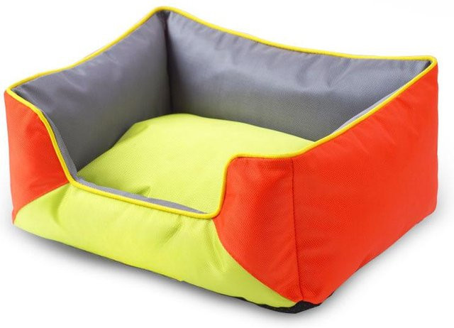 Cool Nest Teddy Hundebett und Katzenhütte für kleine und mittelgroße Hunde, waschbarer Stoff, L 75 x B 60 x H 22 cm - Bild 1