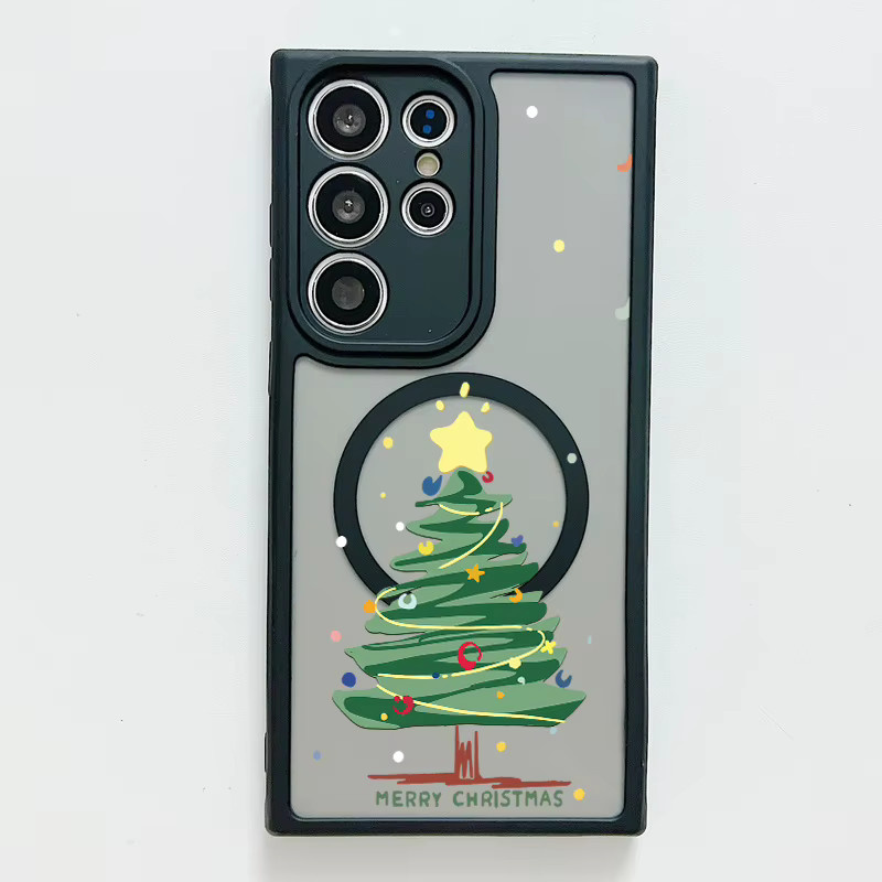 Magnetische Handyhülle mit Muster für Samsung Galaxy S25 Edge S24 S23 S22 Ultra S24 FE S24 Plus, MagSafe kompatibles Cover, Multicolour - Bild 4