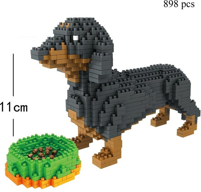 Linyi toy Corgi Hund Bausatz, ab 14 Jahren - Bild 1