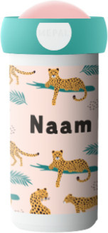 Mepal Verschlussbecher Leopard Multicolor mit individuellem Namen - Bild 1