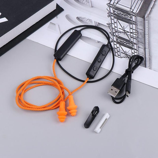 Nores Bluetooth-Headset In-Ear Ohrstöpsel mit Geräuschunterdrückung für laute Arbeitsumgebungen Gelb - Bild 1