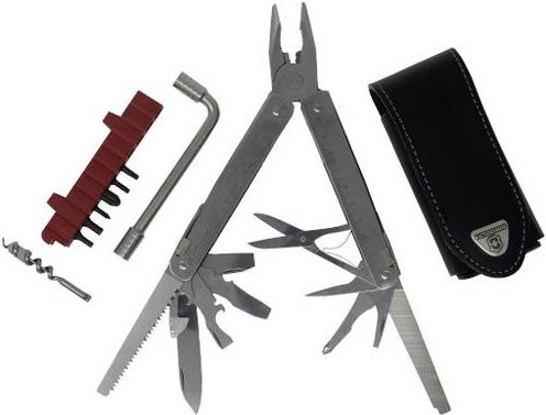 Victorinox SwissTool Plus I 3.0338.L Multifunktionswerkzeug aus Edelstahl in Silber - Bild 1