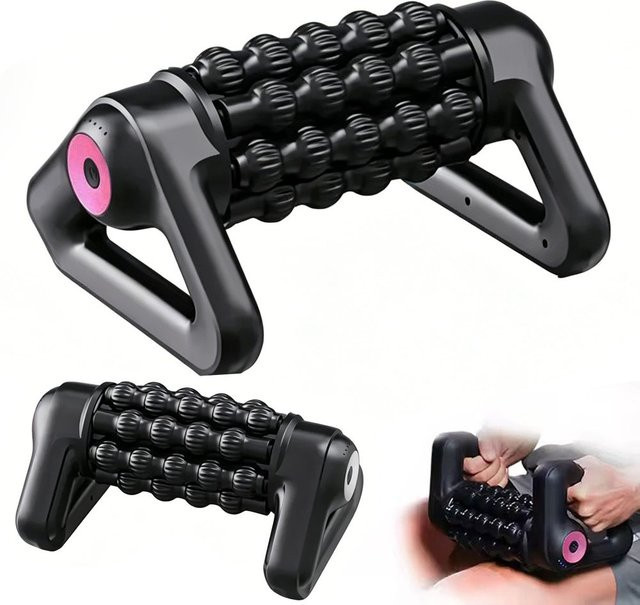 vilnason Elektrischer Massageroller, Kabellos, Pink, Black - Bild 1