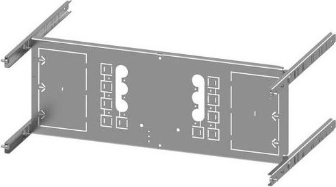 Siemens SIVACON S4 Montageplatte 3VA20, 3-polig, Festeinbau, Stecksockel, grau, 100A - Bild 1