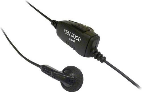 Kenwood KHS-33 In-Ear Headset Sprechgarnitur in Schwarz - Bild 1