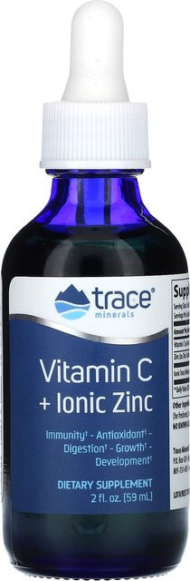 Trace Minerals Vitamin C + ionisches Zink, 59 ml, Unisex - Bild 1