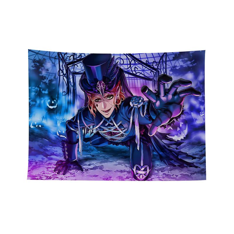 Twisted Wonderland Anime Wandteppich Science Fiction Wandkunst für dein Zimmer Dekor - Bild 7