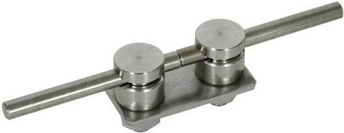 DEHN Anschlussplatte 2X6.10 AP aus Edelstahl in Silber - Bild 1