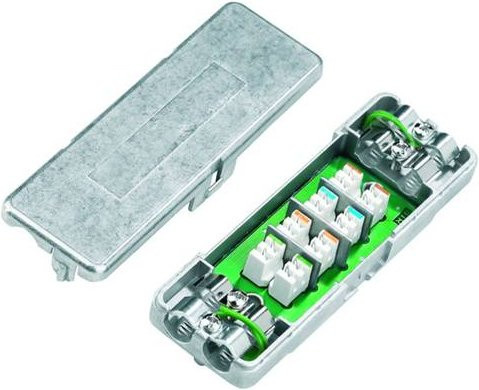 Weidmüller Verbindungsmodul Ethernet/LAN in Silber - Bild 1