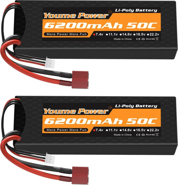 Youme Lipo Batterie, RC Teile, Hard Case - Bild 1