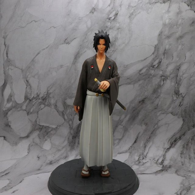 Fashnics Naruto Uzumaki Uchiha Sasuke Actionfiguren Kimono-Stil mit Sockel - Bild 1