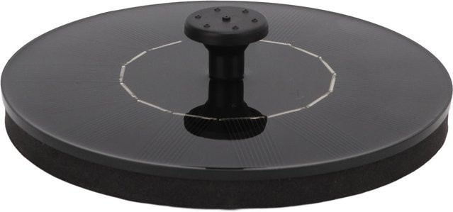 Fishine Mini Solar Wasserfontäne für Pool, Garten und Vogelbad in Schwarz - Bild 1