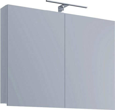 VCM Spiegelschrank VCB 1 in Weiß mit LED-Beleuchtung, 2-türig, B/T/H: 60 x 12 x 70 cm - Bild 1