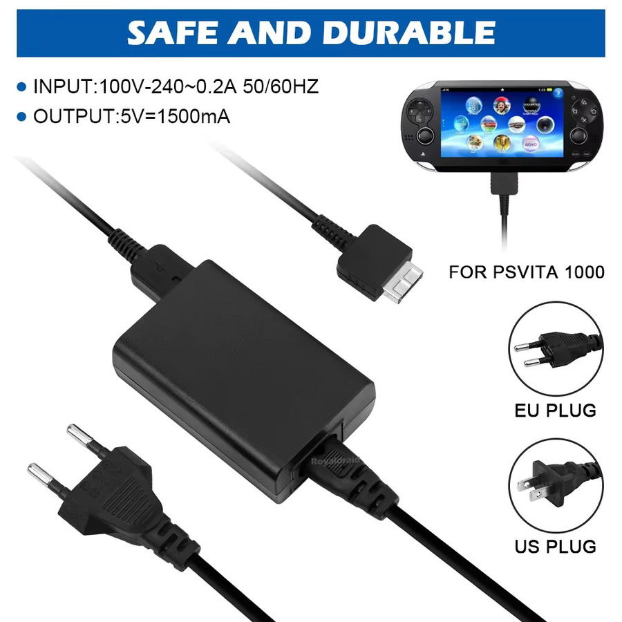 HeroAngel AC Adapter für PS Vita 1000 Spielkonsole in Schwarz - Bild 4