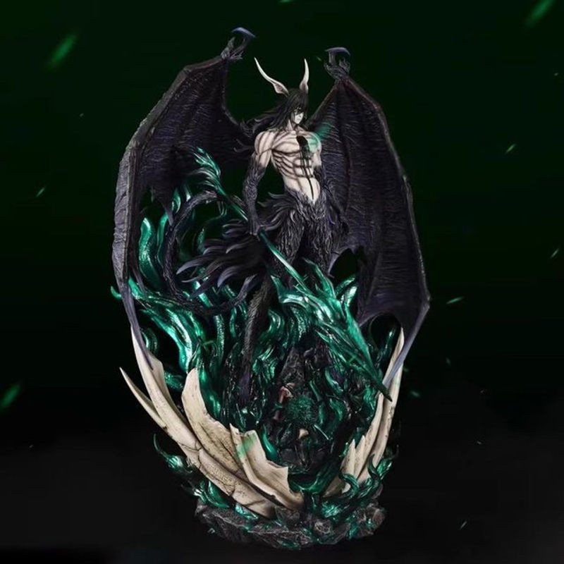 Bandai Bleach Anime Figur Kurosaki Ichigo und Ulquiorra Cifer Desktop-Modell in Schwarz aus Kunststoff - Bild 1