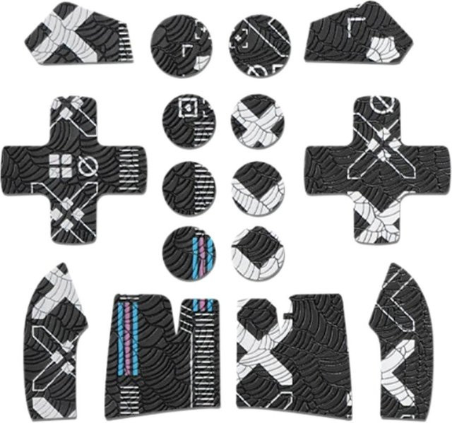 Flydigi Vader5 Pro Gamepad Anti-Rutsch-Aufkleber in Schwarz oder Weiß für verbesserten Komfort und Schweißschutz - Bild 1