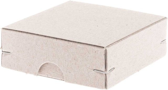 Rico Design Ritzschachtel quadratisch grau B/T/H: 7 x 7 x 2,5 cm - Bild 1