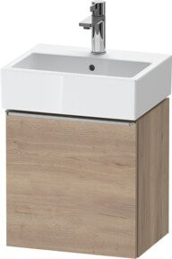Duravit Waschtischunterschrank D-Neo in Beige, Wandhängend, 1 Tür, B: 43,4 cm, T: 32,2 cm, H: 44,0 cm - Bild 1
