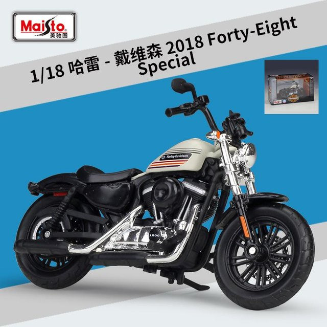 Maisto Harley-Davidson Forty-Eight Special, Rennmotorrad Modell, 1:18, Metall - Bild 1