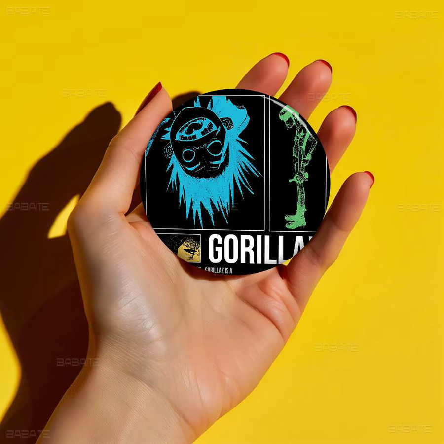 Brosche G-GorillazS Virtual Band, Meme Badge, Gamer - Bild 5