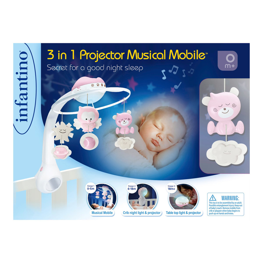 Infantino Musik-Mobile mit Projektor 3in1, ab 0 Jahre - Bild 3