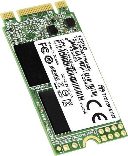 Transcend MTS430S Interne M.2 SATA SSD 128GB Green - Bild 1