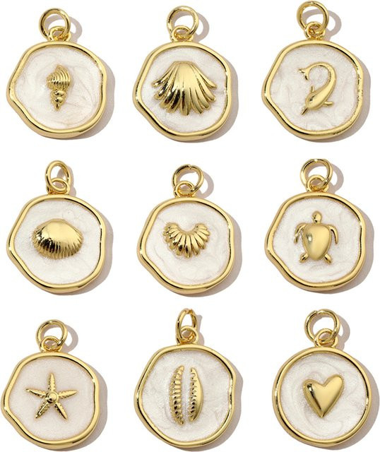 LAVIXMIA Anhänger, Messing, Gold, Damen - Bild 1