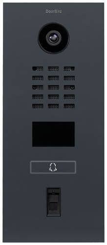 DoorBird D2101FV Fingerprint 50 IP-Video-Türsprechanlage LAN Außeneinheit aus Edelstahl in Anthrazit RAL 7016 seidenmatt - Bild 1