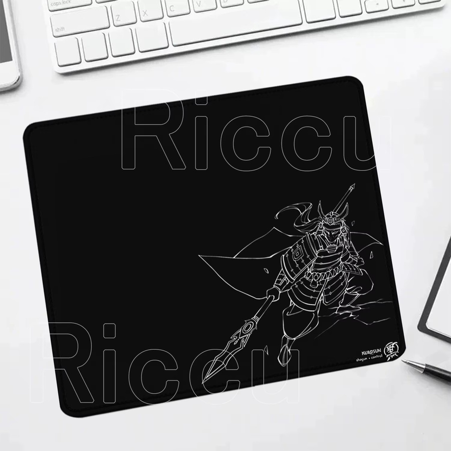 Kurosun Shogun kleines Gaming-Mauspad in Schwarz für E-Sport und Gamer - Bild 2