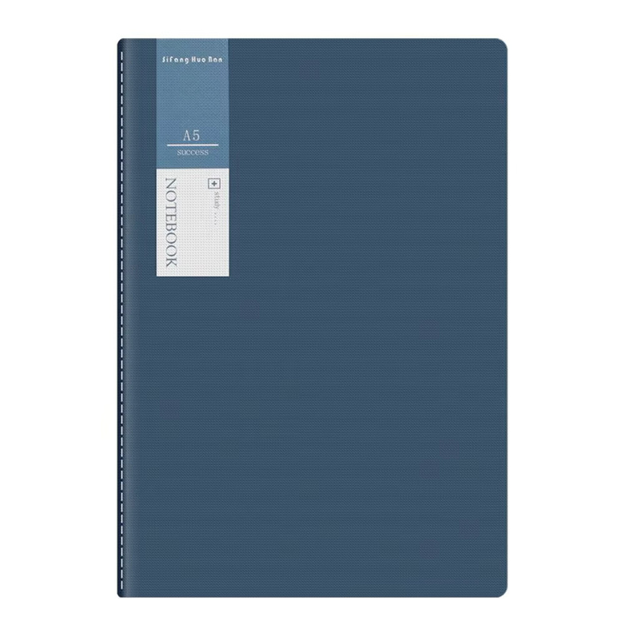 4er Set A5 Notizbücher mit Softcover und gestreiften Innenseiten, 36 Blatt, Mehrfarbig - Bild 2