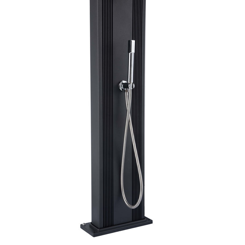 Formidra Hybriddusche Dada Curve Solar Dusche aus Aluminium in Anthrazit mit 40 l Volumen - Bild 2