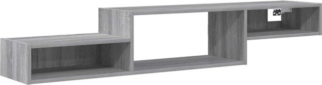 vidaXL Wandmontierter TV-Schrank in Grau Sonoma, moderner Wandhalterung aus MDF für Wohnzimmer und Schlafzimmer - Bild 1